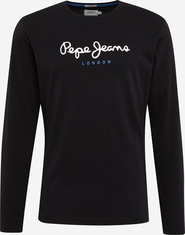 T-Shirt 'Eggo' Pepe Jeans en noir : devant