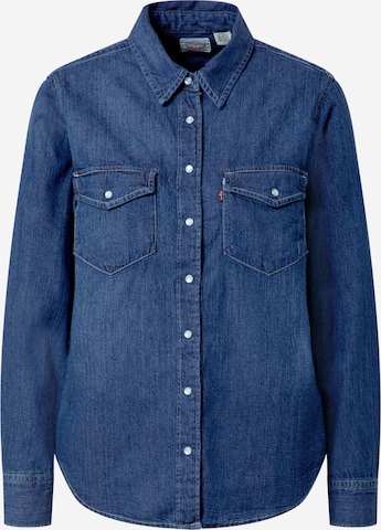 LEVI'S ®Bluza 'Essential Western' - plava boja: prednji dio