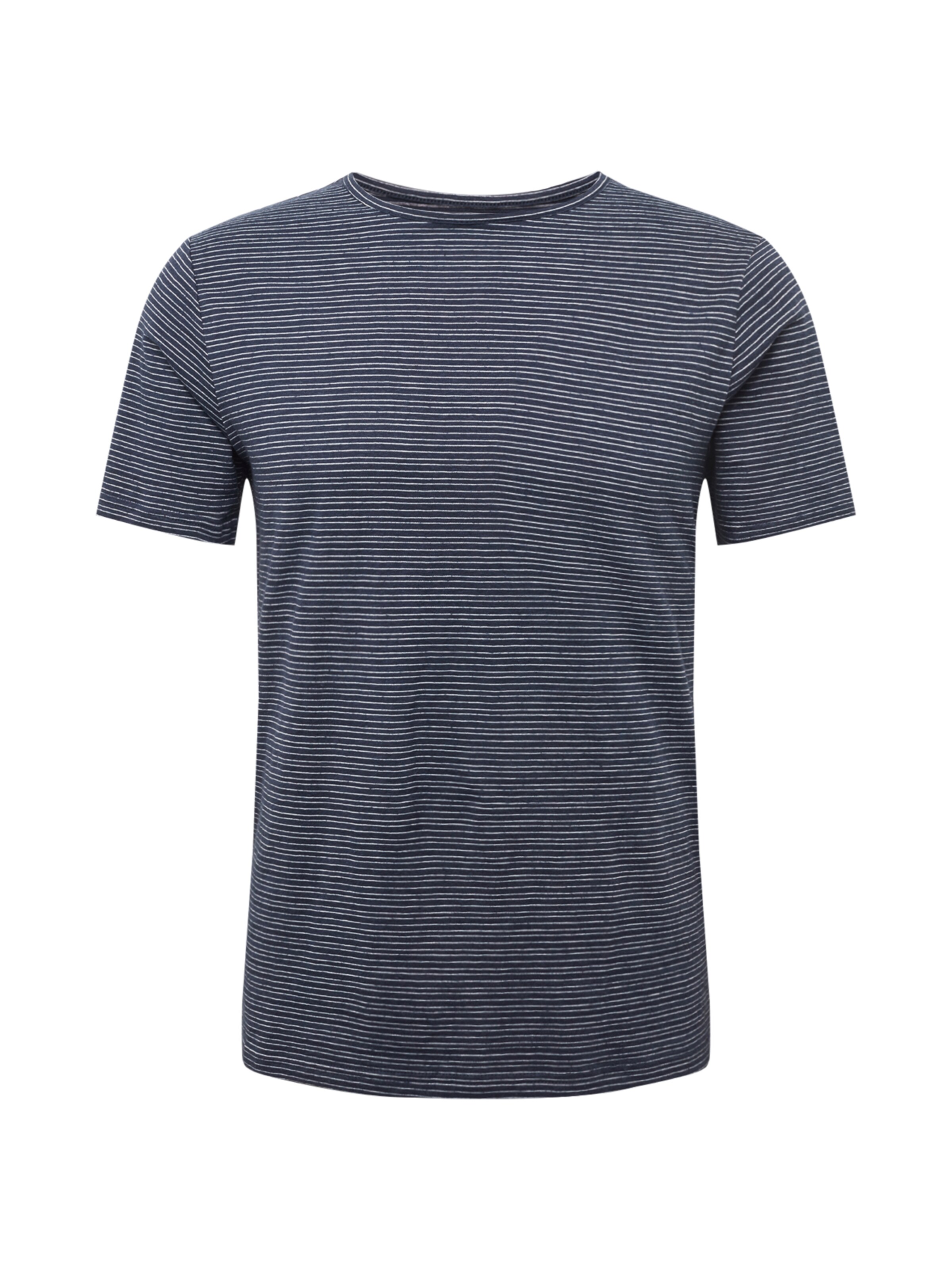 KnowledgeCotton Apparel - Shirt in de kleur Nachtblauw