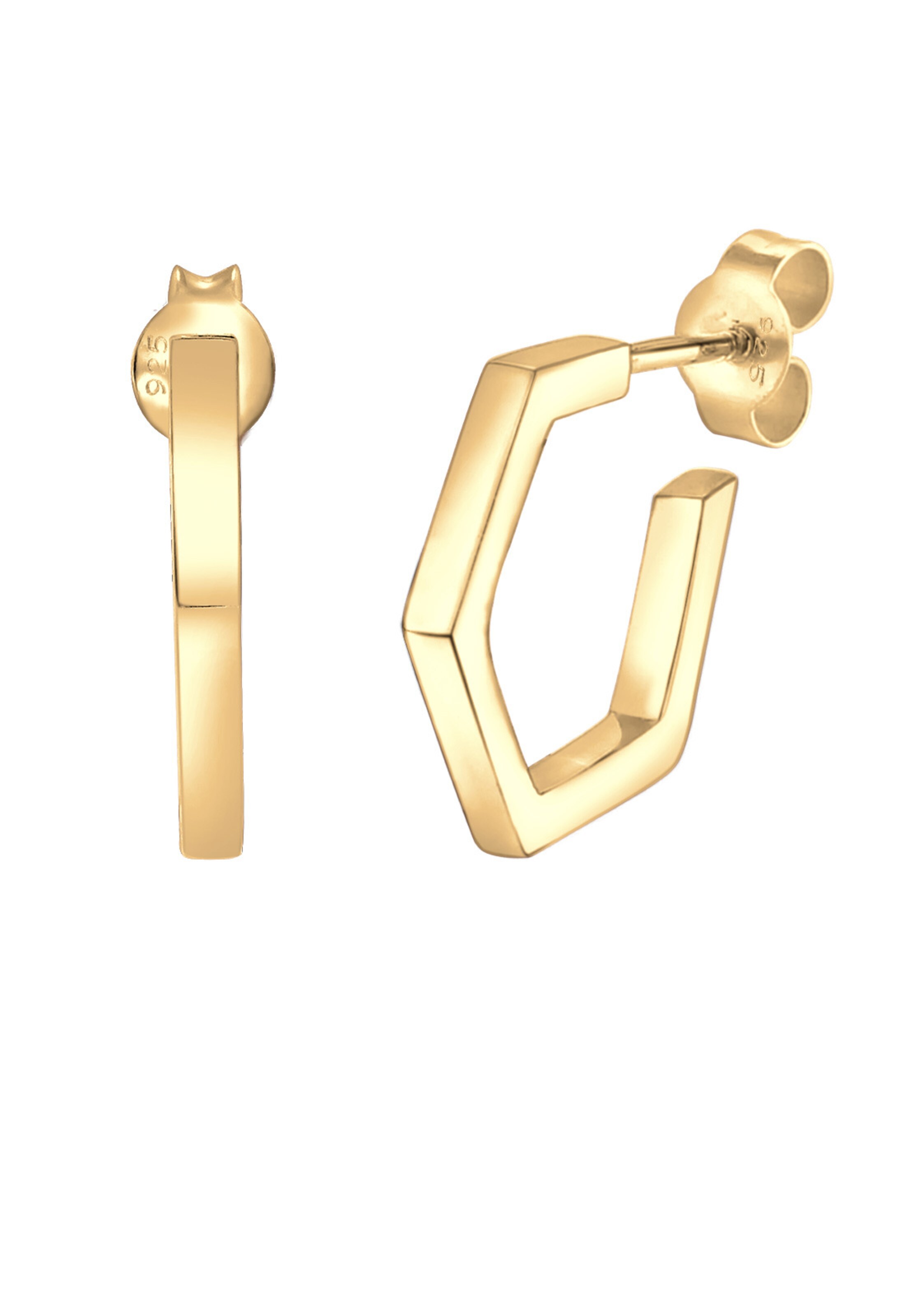 ELLI Ohrringe in Gold: Vorderseite