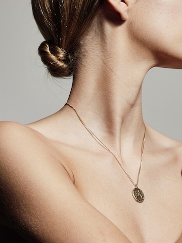 Pilgrim Ketting 'Virgo Zodiac Sign' in Goud: voorkant