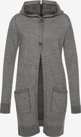 KangaROOS Knit Cardigan in Grey: front