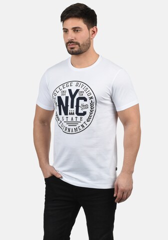 Maglietta 'York' di !Solid in bianco: frontale