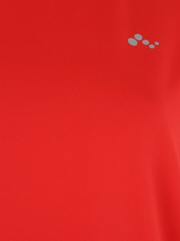 Only Play Curvy Functioneel shirt 'Aubree' in Rood