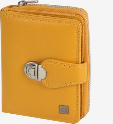 GREENBURRY Wallet in Yellow: front