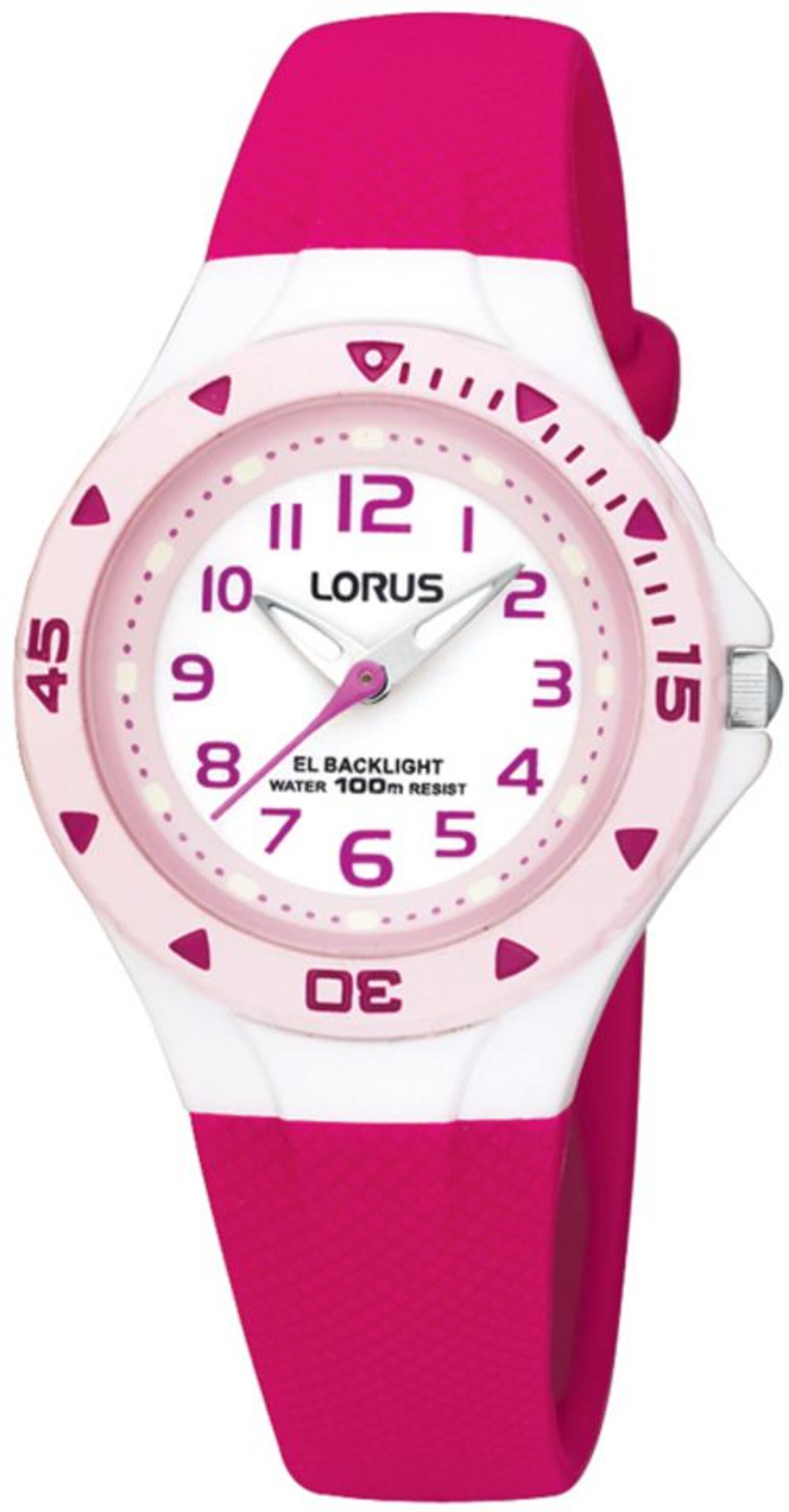 LORUS Watch 'R2339DX9' in Pink: front