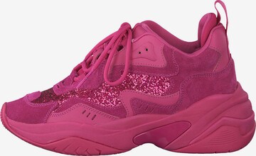 TAMARIS Rövid szárú sportcipők - rózsaszín