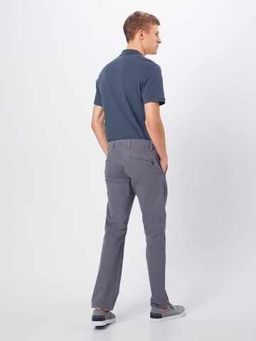 Dockers - Slimfit Pantalón chino 'SMART 360 FLEX ALPHA SLIM (TAPERED)' en gris: atrás