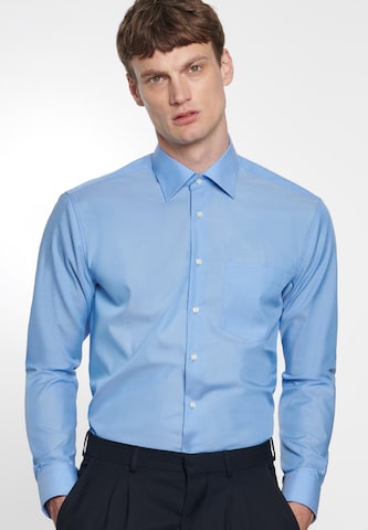 SEIDENSTICKER Regular fit Business Shirt in Blue