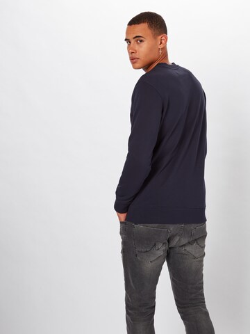 Sweat-shirt 'Core Institutional' Calvin Klein Jeans en bleu : derrière