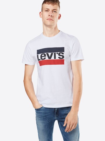 LEVI'S ® - Camisa 'Sportswear Logo Graphic' em branco: frente