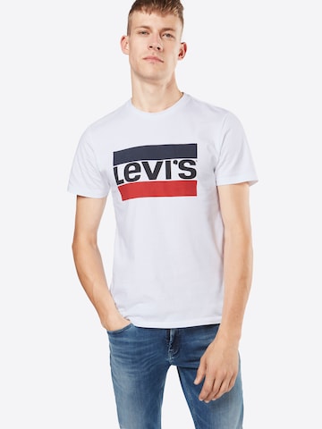 LEVI'S ®Majica 'Sportswear Logo Graphic' - bijela boja: prednji dio