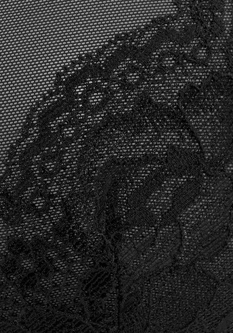 LASCANA T-Shirt Nedrček | črna barva