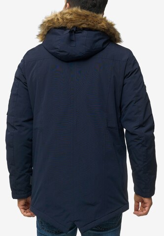 INDICODE JEANS Parka 'Leicester' in Blau