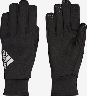 ADIDAS SPORTSWEAR Athletic Gloves in Black: front