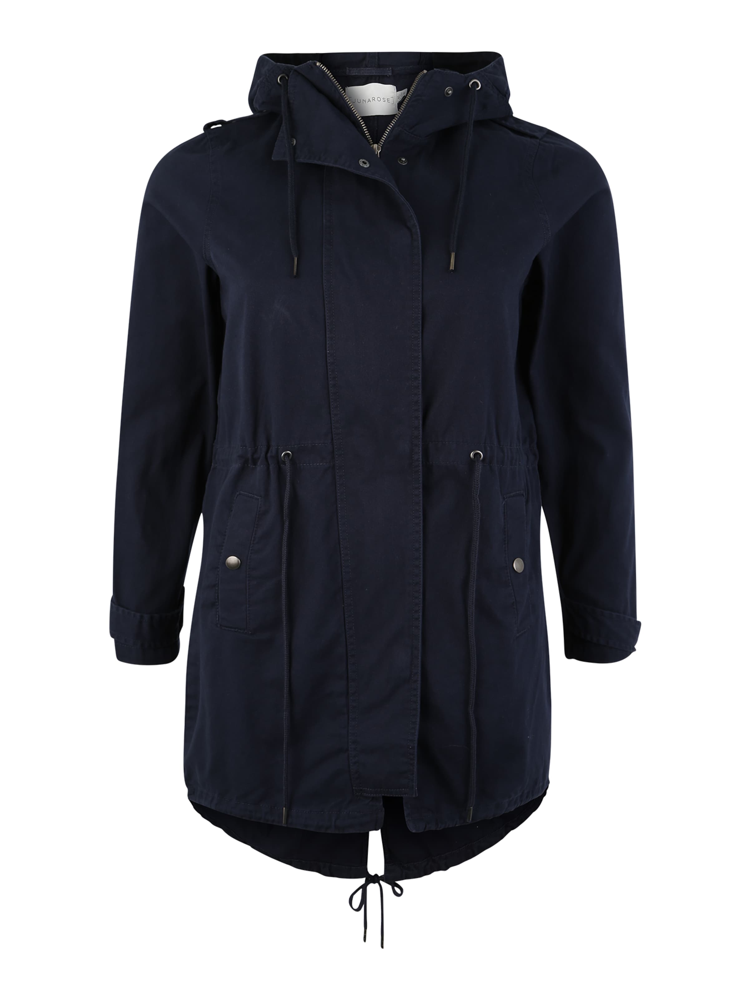 Junarose - Tussenparka in de kleur Navy