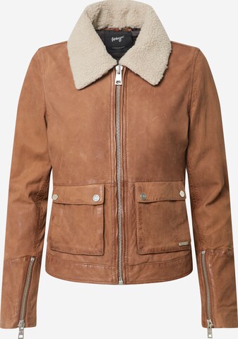 Maze Between-Season Jacket in Brown: front