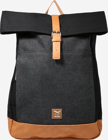 Iriedaily Backpack in Grey: front