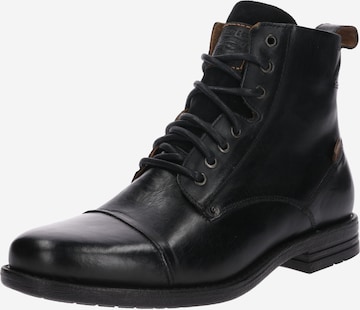 LEVI'S Lace-Up Boots 'Emerson' in Black: front