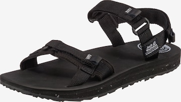 Sandale 'Outfresh' de la JACK WOLFSKIN pe negru: față