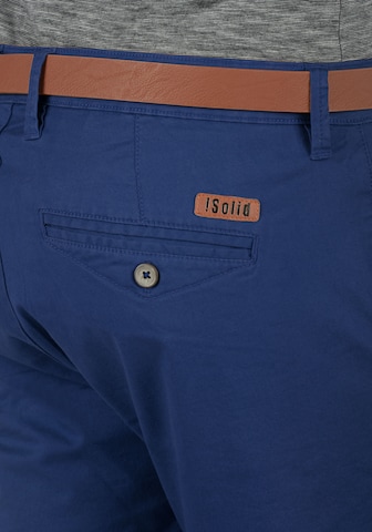 !Solid Regular Chino Pants in Blue