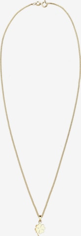 ELLI PREMIUM Necklace 'Kleeblatt' in Gold: front