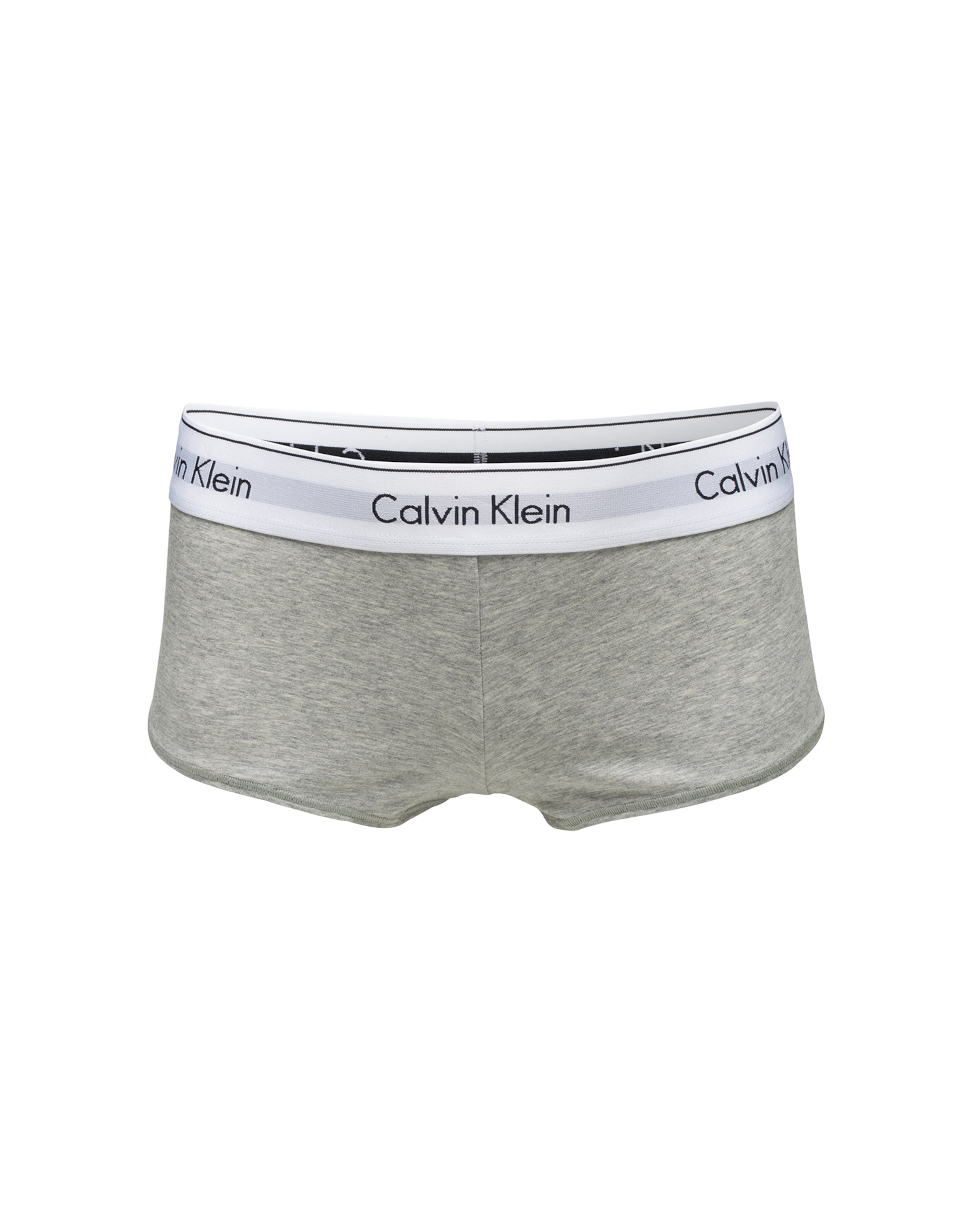 Calvin Klein Underwear Spodnje hlače 'Boyshort' | siva barva: sprednja stran