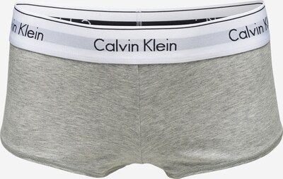 Calvin Klein Underwear Κιλότα 'Boyshort' σε γκρι μελανζέ / μαύρο / λευκό, Άποψη προϊόντος