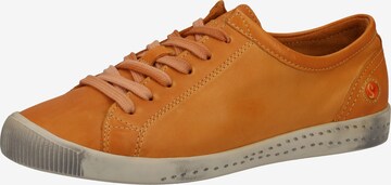 Softinos Sneakers laag in Oranje: voorkant