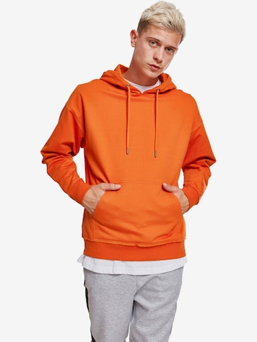 Urban Classics Sweatshirt in Orange: front