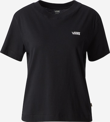 VANS - Camiseta en negro: frente