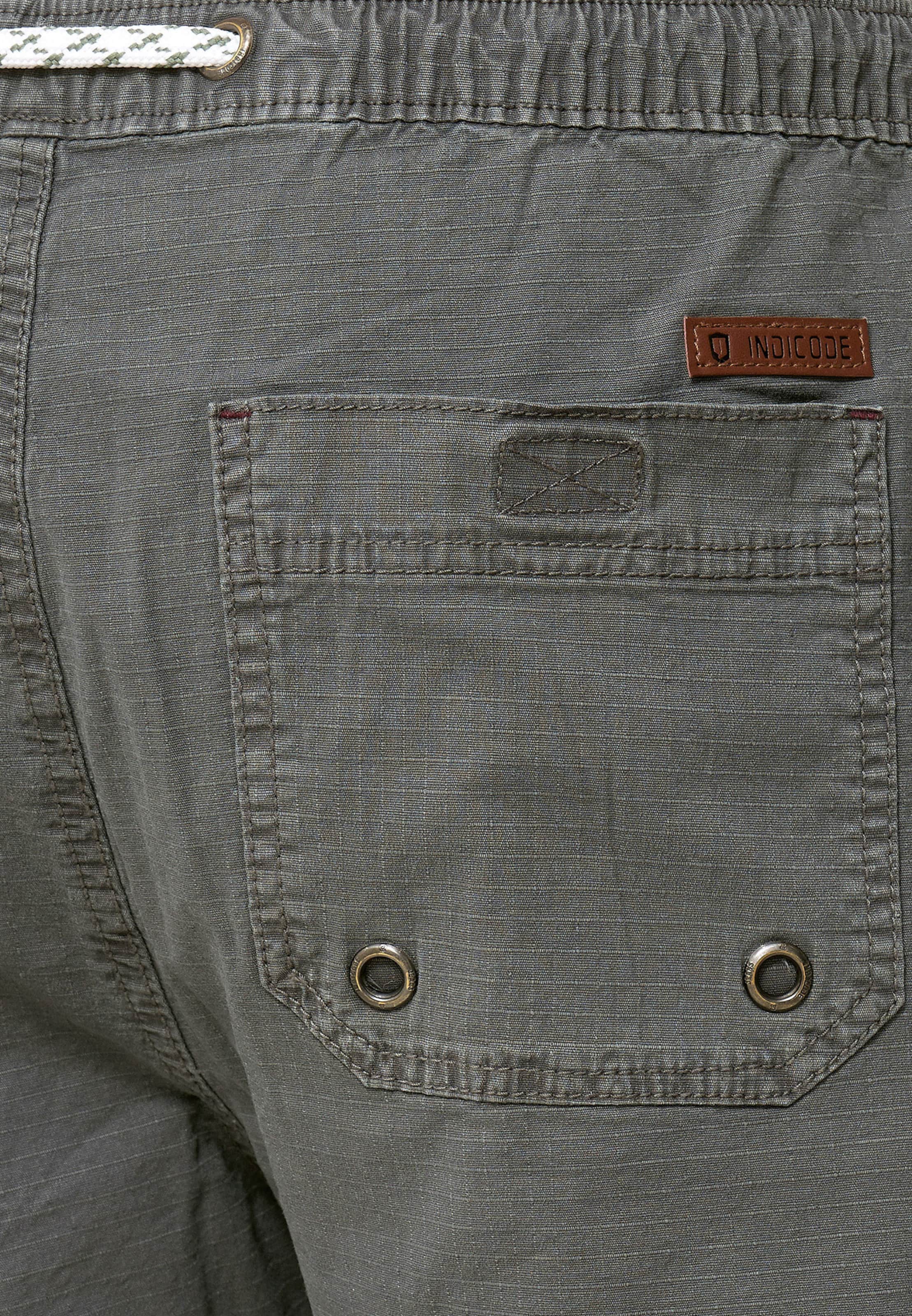 INDICODE JEANS Regular Broek 'Stoufville' in Grijs