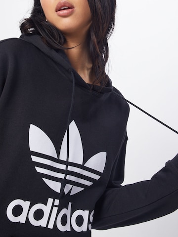 ADIDAS ORIGINALS Sweatshirt 'Adicolor Trefoil' i svart