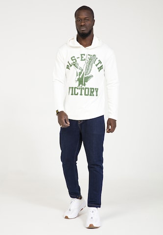 Sweat-shirt PLUS EIGHTEEN en blanc