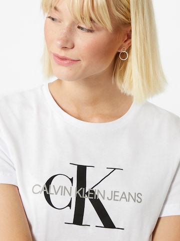 Calvin Klein Jeans Koszulka w kolorze biały