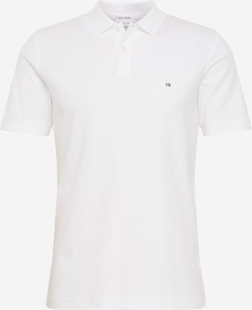 Tricou de la Calvin Klein pe alb: față