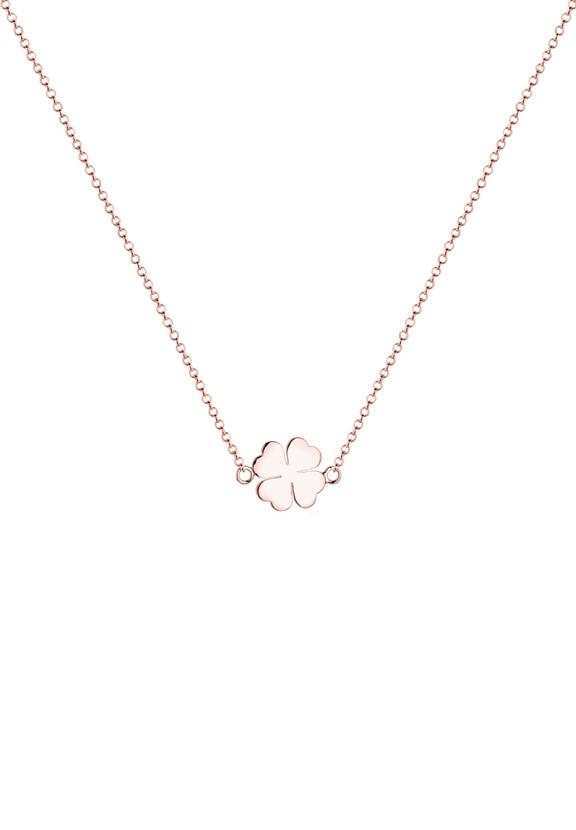 ELLI Kette 'Kleeblatt' in Gold