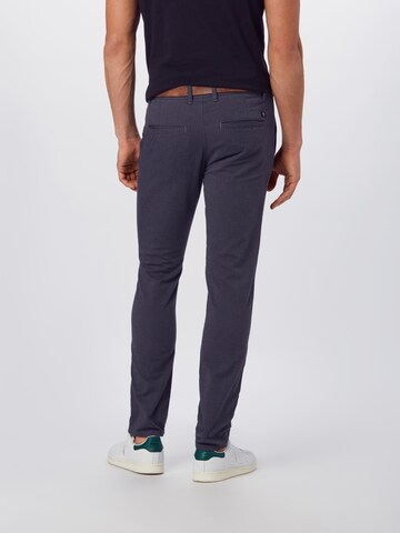 TOM TAILOR DENIM - Slimfit Calças chino em preto