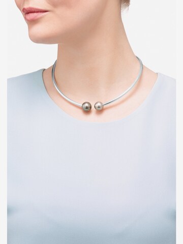 CHRIST Necklace 'Pearls' in Grey