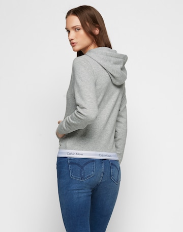 Calvin Klein Underwear Regular Zip-Up Hoodie in Grey