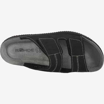 ROHDE Mules 'Soltau-H' in Black