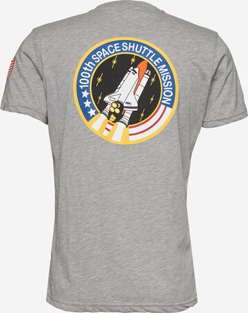 ALPHA INDUSTRIES - Camiseta 'Space Shuttle' en gris