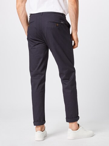 SCOTCH & SODA Regular Chino 'Stuart' in Blauw: terug