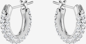 Boucles d'oreilles 'Stone' Swarovski en argent : devant