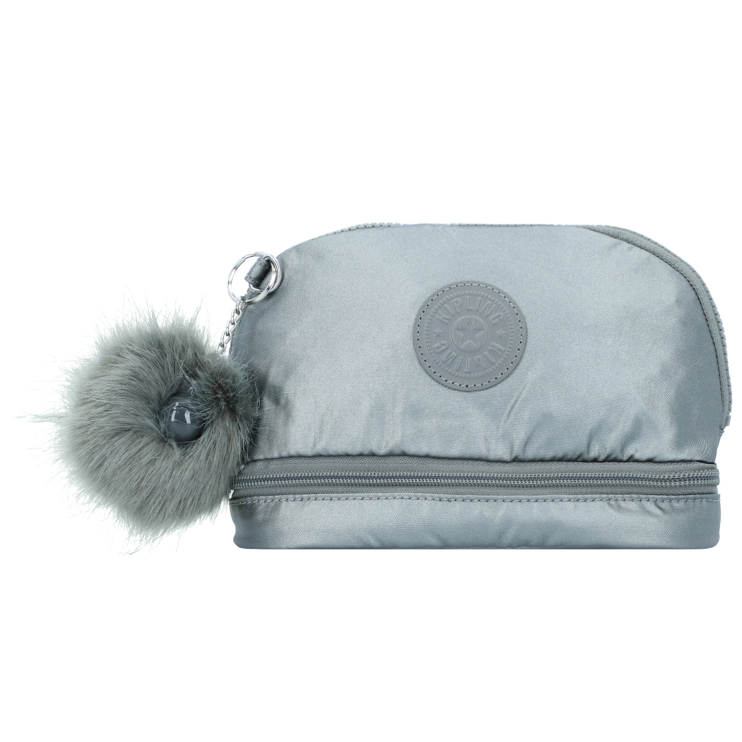 KIPLING - Make up tas in de kleur Zilvergrijs