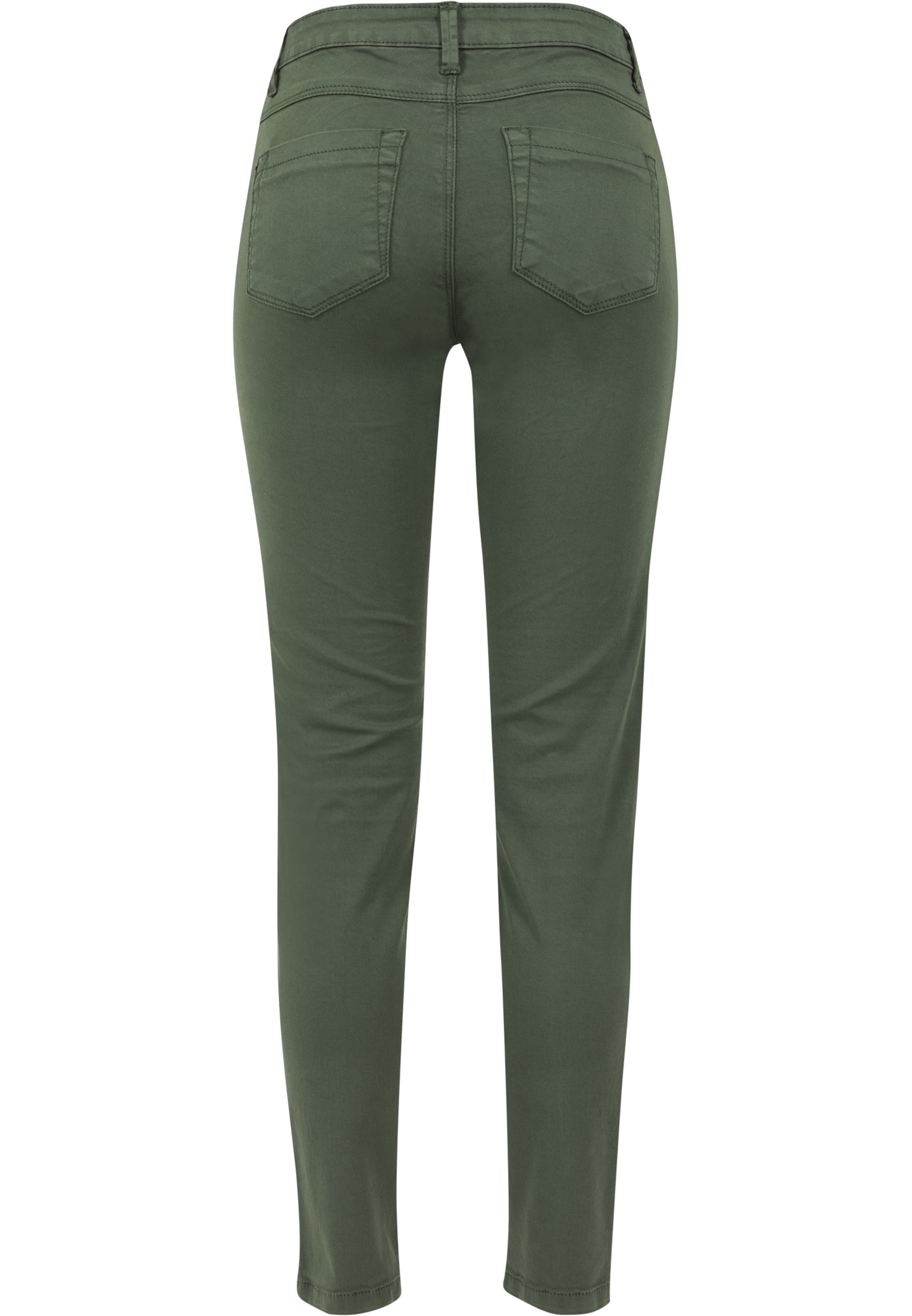 Slimfit Pantaloni de la Urban Classics pe verde