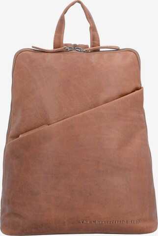 The Chesterfield Brand Backpack 'Wax Pull Up Amanda' in Brown: front