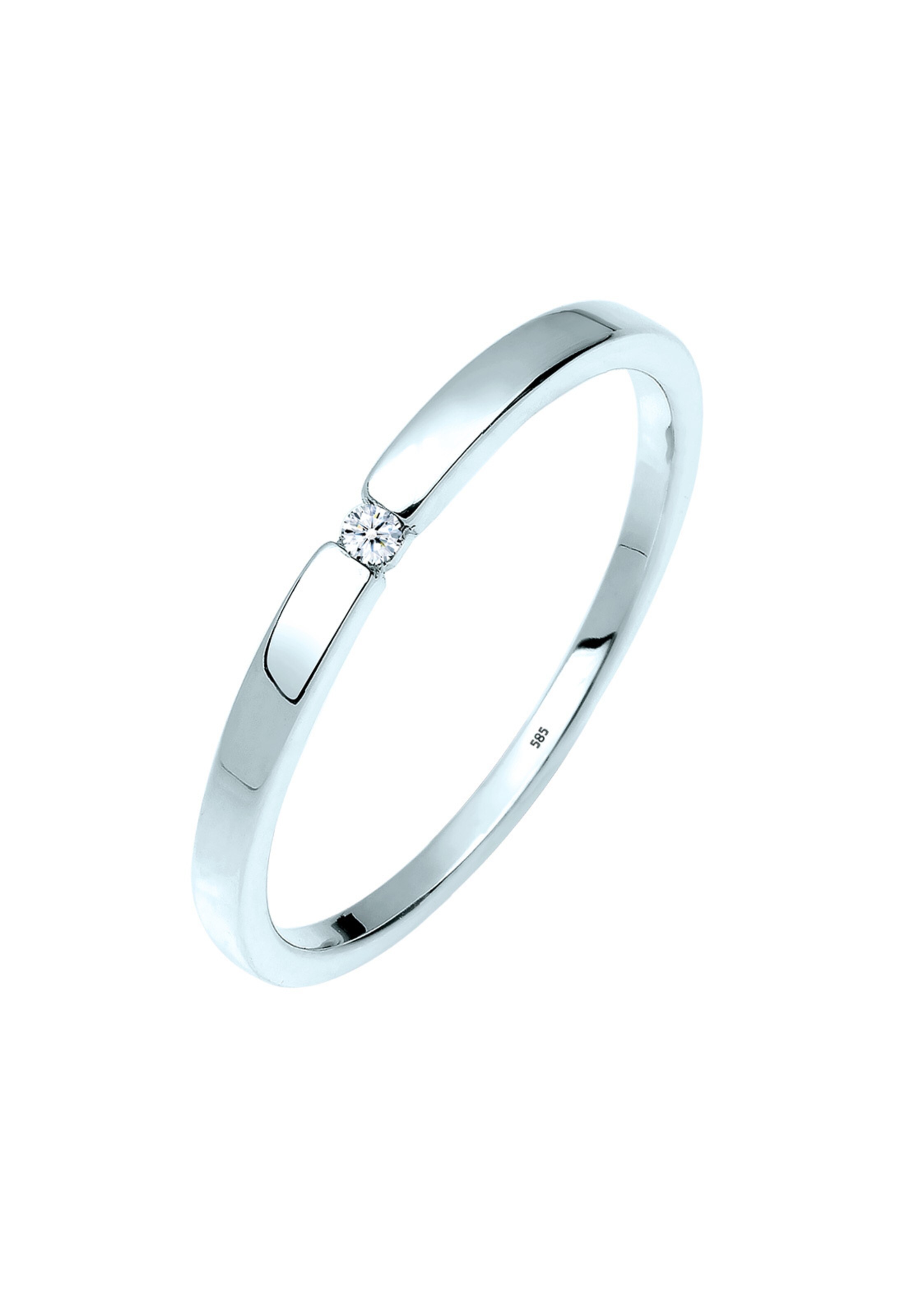 Elli DIAMONDS Ring in Silber: Vorderseite