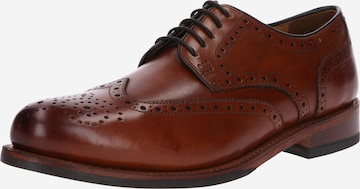 Gordon & Bros Lace-Up Shoes 'Levet' in Brown: front