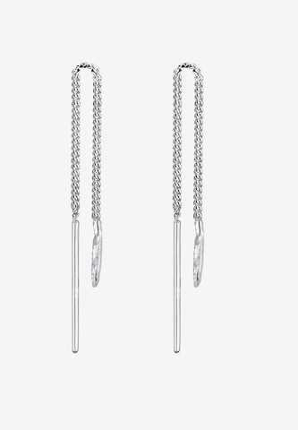 ELLI Ohrringe Ear Chain, Feder in Silber